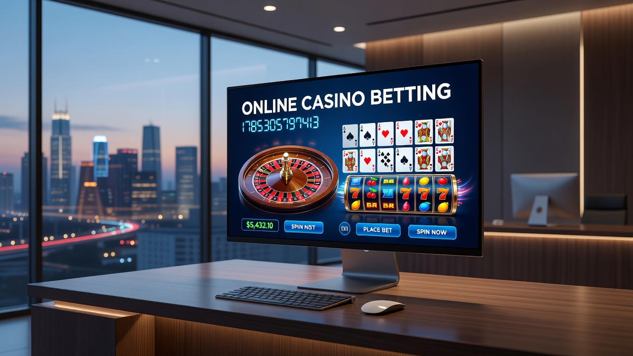 Mobile screen showing online casino betting with roulette wheel and sports odds combined in one view