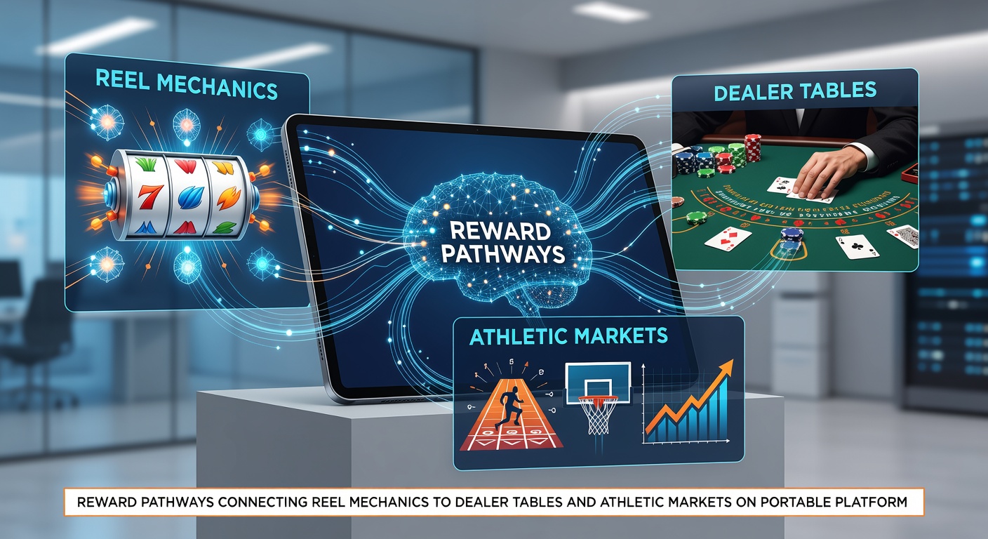 Athletes and gaming elements merged in a mobile reward pathway visualization
